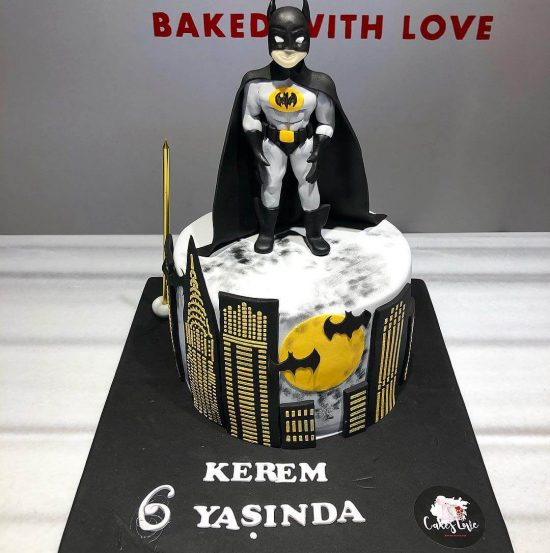 batman doğum günü pastası