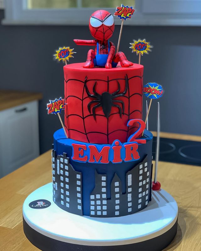 Happy Birthday Emir ❤️ #cakeslove #babyspidermancake